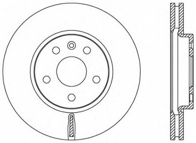 OPEN PARTS bda253520 -  Тормозной диск